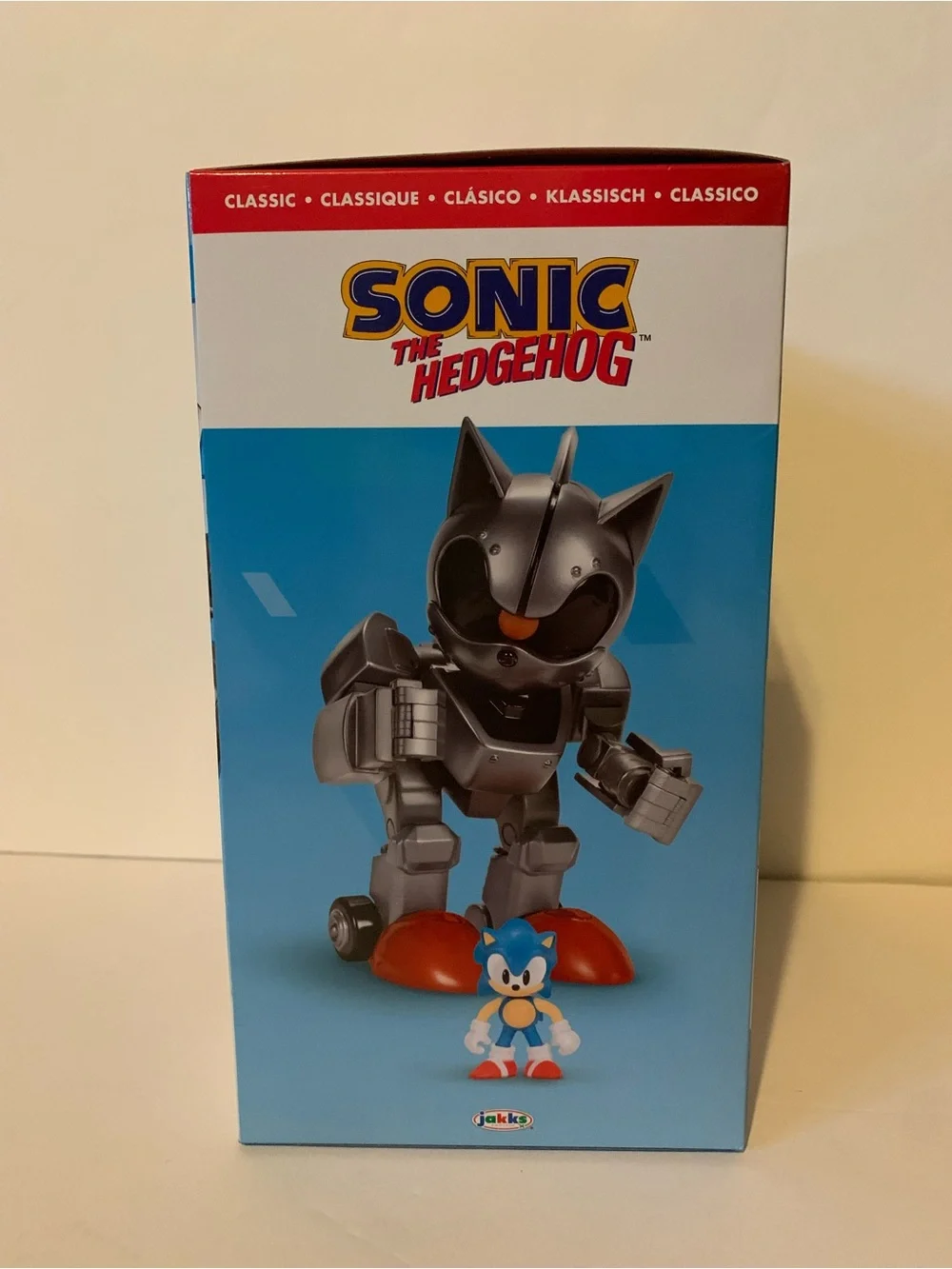 NIB. SONIC Giant Mecha Sonic vs. Sonic Action Figure